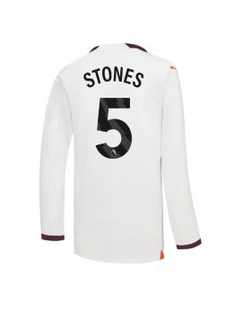 Manchester City John Stones #5 Replika Borta Kläder 2023-24 Långärmad